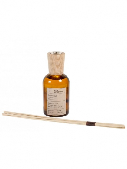 H&H, Diffusore ambiente con bastoncini Fresco cotone 250 ml